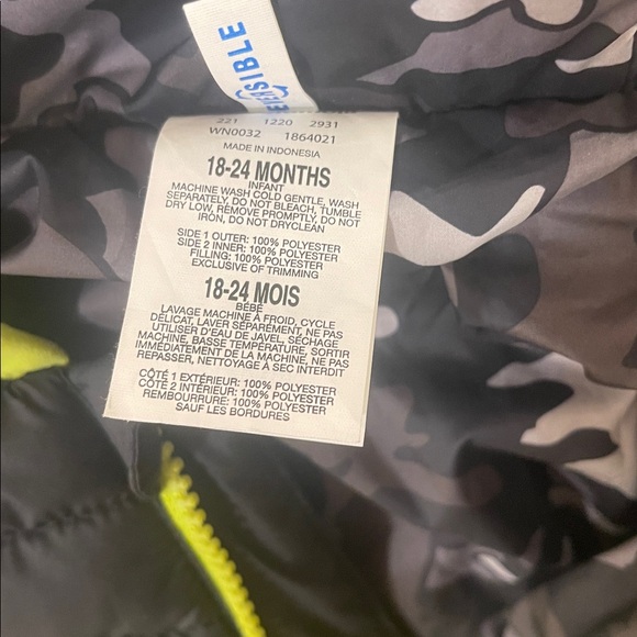 Columbia Black and Bright Green Infant Snowsuit - Picture 5 of 5